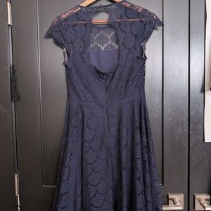 Kensie Navy Lace Midi Dress